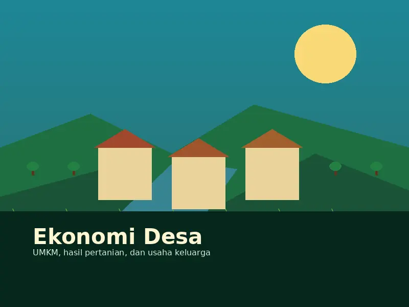 Ilustrasi UMKM & usaha warga Desa Tanjung Lago