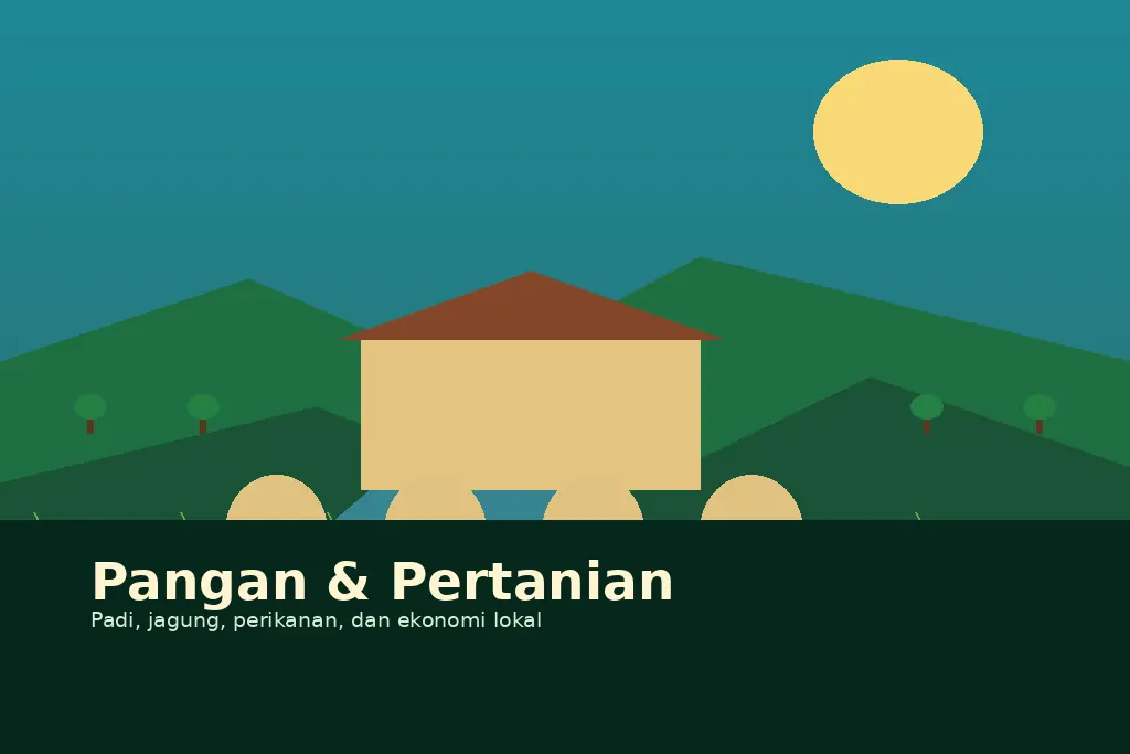 Ilustrasi Pangan dan Pertanian Tanjung Lago