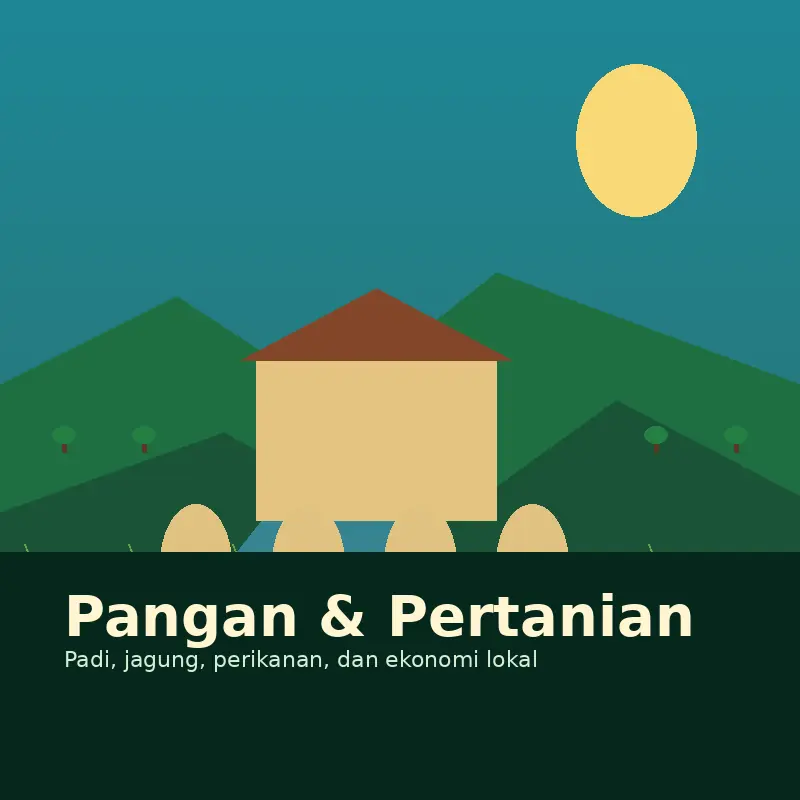 Ilustrasi Pangan dan Pertanian Tanjung Lago