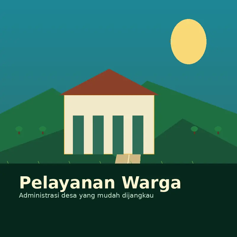 Ilustrasi pelayanan Desa Tanjung Lago