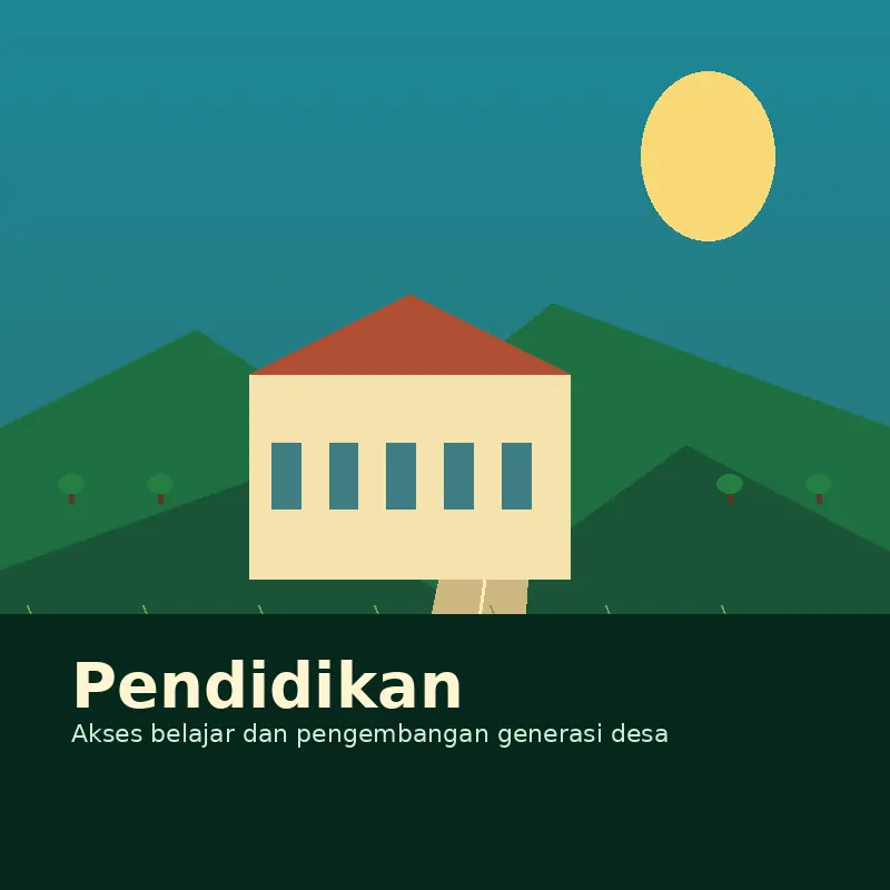 Ilustrasi pendidikan dan pengembangan sumber daya manusia Tanjung Lago